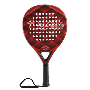 Racchetta da paddle/padel tennis in carbonio con logo personalizzato di alta qualità