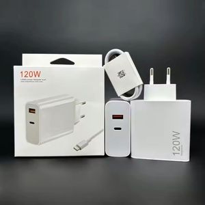 120W 67W Turbo Charger A+C Power Adapter Fast Charging 6A Type C Data Cable Travel Block Set for Xiaomi - Product Image 2
