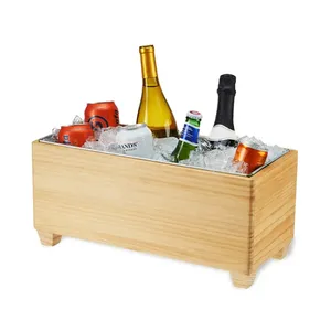 Giá Thấp Tùy Chỉnh Gỗ <span class=keywords><strong>Ice</strong></span> Xô Bằng Gỗ Thùng Xô <span class=keywords><strong>Container</strong></span> Cho Ganter Nhà Máy Bia Gasthof Herold Grafenwalder - Product Image 4