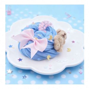 Kawaii DIY Toy Collection Eco-Friendly Colorful Squishy <b>Slime</b> Puff Bulk Order Wholesale Creative Playdough Kids Factory <b>Set</b> - Product Image 3