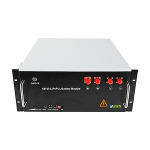 נטענת 48V 100AH מתלה סוג ליתיום יון סוללה פנל סולארי מופעל באנרגיה אחסון מתלה LiFePO4 שמש סוללה - Product Image 1