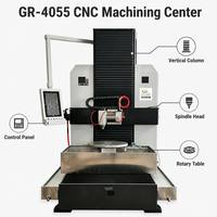 Centro de Mecanizado CNC Vertical de 5 Ejes con Certificación CE, Husillo Refrigerado por Aire para la Fabricación Industrial Global