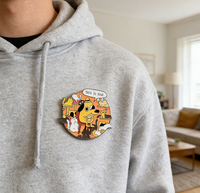 Badge en émail personnalisable en gros, motifs chien et chat de dessin animé, mignons et amusants, pour sacs à dos, vêtements et revers, thème animal