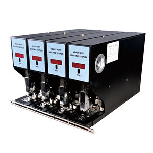 150 agrafes/minute 110V-220V pour reliure de matériaux épais simple/double/Triple/Quad tête agrafeuse électrique robuste 2CM - Product Image 1