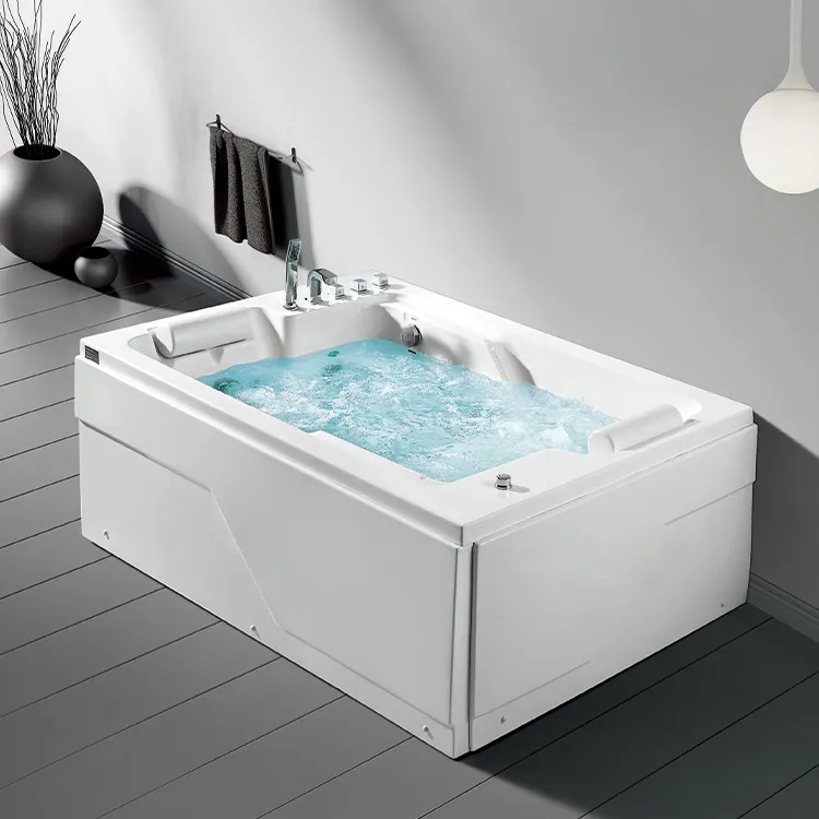 Bathtub Fashionable Durable Outdoor Acrylic Whirlpool Freestanding White Hot Tub Spa Bath Walk In Tubs Whirlpool Bathtub Parts H