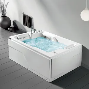 浴缸时尚耐用户外亚克力按摩浴缸独立式白色热水浴缸水疗浴缸步入式浴缸按摩浴缸零件H