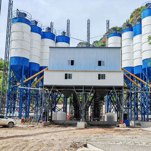 Mesin Pengaduk Beton Bebas Debu 120m3/jam Pabrik Pengaduk Beton Industri untuk Proyek Pembaruan Perkotaan - Product Image 2