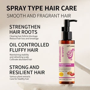 Primer anti-frisottis Soins capillaires naturels pour cheveux bouclés Grenade Miel Hydrater Biologique Vegan Acide hyaluronique Gel capillaire hydratant sans rinçage - Product Image 4