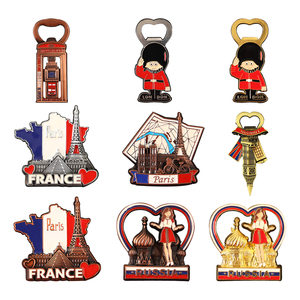 Imanes de nevera metálicos europeos de Inglaterra, con forma y logotipo personalizados, ecológicos, duraderos, recuerdos turísticos globales, fábrica personalizada OEM/ODM - Product Image 1