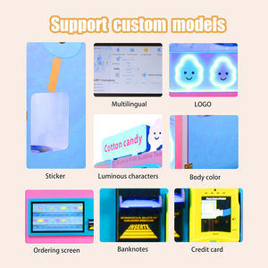 Nouvelle <span class=keywords><strong>machine</strong></span> distributrice de <span class=keywords><strong>barbe</strong></span> à <span class=keywords><strong>papa</strong></span> entièrement automatique, personnalisée, commerciale, avec système de paiement par pièces, billets et cartes, multi-tension - Product Image 4