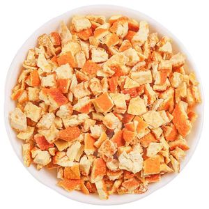 Buccia d'arancia naturale 100% essiccata piccole fette di buccia di mandarino granuli di buccia d'arancia mandarino per il tè alla frutta - Product Image 1