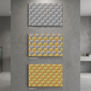 Carreaux muraux en céramique 3D de luxe 300x450mm, 12x18, brillants et polis pour salle de bain, couloir et murs extérieurs - Product Image 2