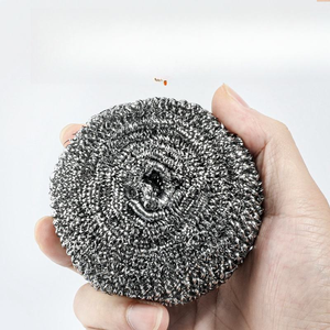 Resistente <span class=keywords><strong>in</strong></span> <span class=keywords><strong>acciaio</strong></span> inossidabile lana Scrubber spugna di qualità Premium cucina tamponi per pulire piatto palla per una pulizia efficiente - Product Image 4