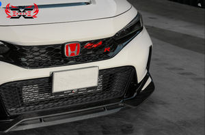 Lèvre avant en fibre de carbone sèche de conception PU pour <span class=keywords><strong>Honda</strong></span> Civic FL5 Type R, amélioration du pare-chocs, kit carrosserie style AD, magnifique et abordable - Product Image 2