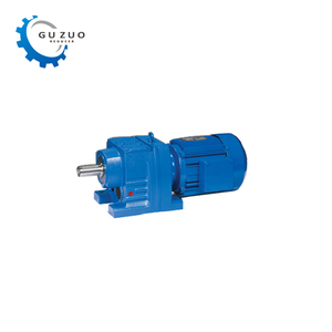 Reductor de velocidad de engranajes helicoidales serie RXF de hierro fundido con brida de montaje para motores de CA en línea con engranajes inversos, gran oferta Guzuo 2021 - Product Image 2