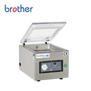 Brother VM300TE/A Machines d'emballage sous vide, Semi-automatique, à chambre unique, pour viande de poulet sèche, aliments, gaz azoté, rinçage