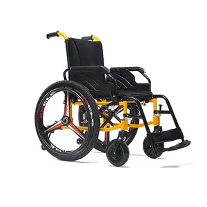 Kursi Roda Berdiri Malas, Kursi Roda Alumunium Oem Bahan Kesehatan Bisa Disesuaikan OrFull Kursi Roda Lipat Manual