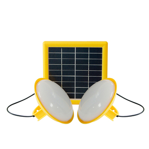 Linterna solar con cargador de teléfono móvil de camping recargable 2 lámpara de emergencia Led para red de zonas - Product Image 5