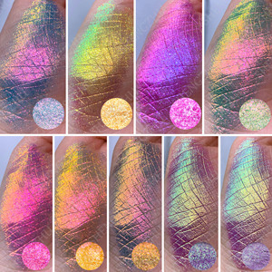 SHENG ZHU Pigmento <span class=keywords><strong>Camaleonte</strong></span> in Polvere Scintillante Effetto Aurora Neon per Ombretto - Product Image 6