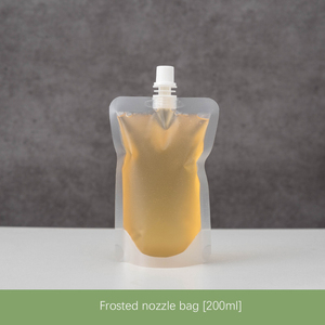 200ml 30ml đồ uống nước trái cây đóng gói nước giải khát chất lỏng nhỏ đứng lên Bopp + PET + PE Túi pouch Spout túi trong suốt - Product Image 6