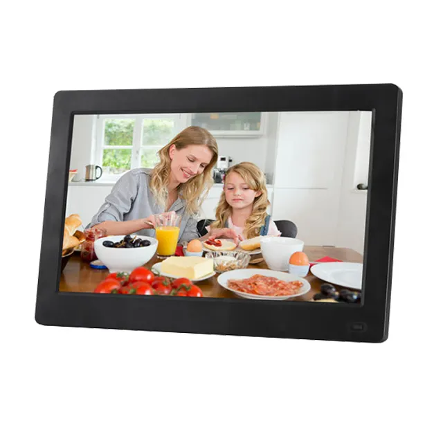 Navio rápido 14 polegada screen display 16:9 LCD LED HD digital photo frame tela de controle remoto digital picture frame