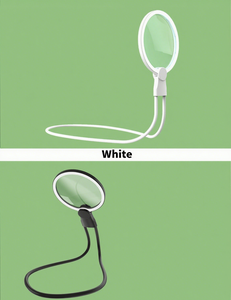 5F-8039-6 nouveau modèle rond haute puissance LED cou portant une loupe Rechargeable magnétique détachable loupes - Product Image 5