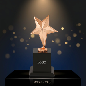 Premio de Metal Fundido a Presión de Primera Calidad, Grabado con Láser UV, Reconocimiento a la Excelencia Empresarial y al Liderazgo, Programas de Apreciación Corporativa - Product Image 1