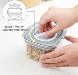 ชุดกล่องเก็บอาหารสุญญากาศแบบหมุนได้ สีชมพู-เขียว 24 ชิ้น พร้อมใช้งานสำหรับเดินทาง ปลอดภัยสำหรับชา กาแฟ น้ำตาล - Product Image 3