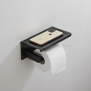 HF 304 acier inoxydable mural salle de bain organisateur de rangement <span class=keywords><strong>porte</strong></span>-papier hygiénique avec étagère pour téléphone - Product Image 6