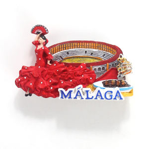 Aimant de réfrigérateur personnalisé Madrid Barcelone Aimant de réfrigérateur 3D Aimants de réfrigérateur de ville de souvenirs touristiques Expédition bon marché vers l'Espagne - Product Image 4