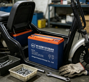 <span class=keywords><strong>Batterie</strong></span> 6-DZM-28 DZM12v28ah sans entretien, rechargeable, au plomb-acide / <span class=keywords><strong>Batterie</strong></span> pour vélo électrique / scooter <span class=keywords><strong>12v28ah</strong></span> - Product Image 6