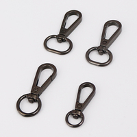 REWIN 10-38mm Alliage de zinc Boucle de chien Bandoulière en métal Crochet rotatif Sacs pour femmes Chaîne Fermoir pivotant Boucles à pression