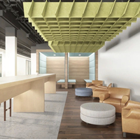 Panneau acoustique de plafond en feutre PET ignifuge avec NRC 0.9, ignifuge de classe B1, pour hôtels et appartements