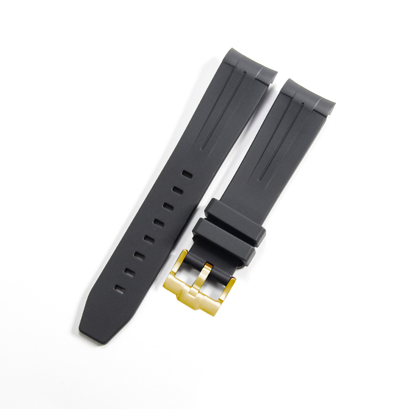 Negro con negro - Hebilla dorada - K14