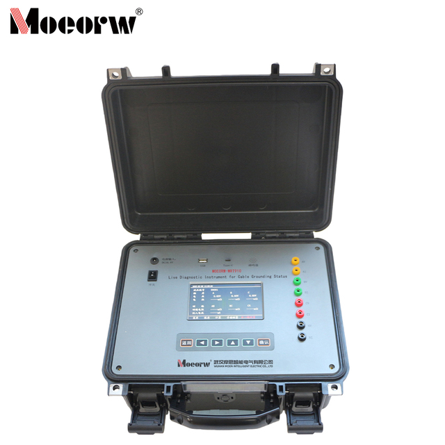 16.8V Rechargeable Cable Ground Loop Tester - Anti-Interference Digital Measuring Device for High-Voltage Cable Maintenance
