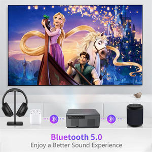 Nuovo prodotto 1080P proiettore Home Cinema proiettori per riunioni di ufficio supporto 4K parete di proiezione - Product Image 5