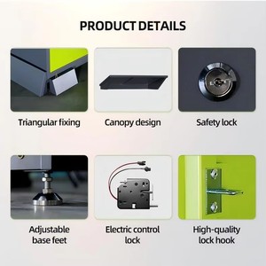 Casillero Inteligente para Paquetes, Resistente a la Intemperie, para Entrega en el Último Kilómetro, Servicio 24/7, Automatizado, con Pantalla Táctil - Product Image 4