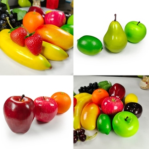 LUYI Frutas Artificiales para Decoración Navideña del Hogar, Frutas Simuladas Realistas de Espuma Decorativa, Accesorios de Modelo de Frutas Artificiales - Product Image 6