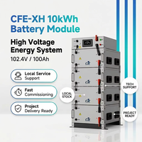 Module de batterie empilée haute tension industrielle CFE-XH LiFePO4 40 kWh IP65 à refroidissement par air pour stockage solaire