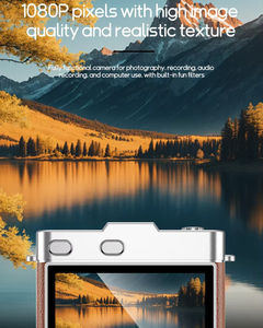 Mini caméra numérique rétro tendance 2026 pour enfants, porte-clés, enregistreur vidéo AVI 1080P 20MP, caméra Vlog - Product Image 3