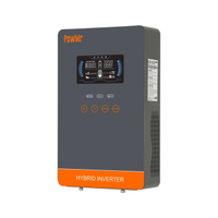 PowMr Inverter Surya Gelombang Sinus Murni 4.5KW 24Vdc Laris Manis, Output 110/120Vac MPPT 140A All in One