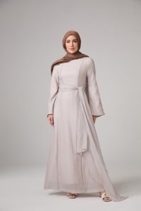 Robe Abaya Modeste pour Femme, Douce, Simple, Unie, Maxi Kaftan à Plumes pour la Prière de l'Aïd, Vêtements Musulmans pour Femmes - Product Image 5