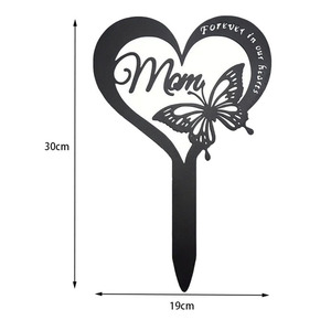 Decorazione da Giardino in Ferro per Cimiteri, Ornamenti Simulati per Paesaggi Esterni e <span class=keywords><strong>Cortili</strong></span> - Product Image 6
