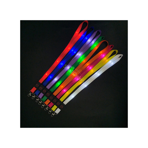 Custom Eco-Friendly Durable Breakaway Sublimation Blanks Lanyard Designer Printed Nylon Keychain Logo Glow Neck Wrist Strap