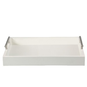 Bandeja de Servir de MDF Negro Mate con 3 Posavasos Incluidos para Té, Café y Vajilla - Product Image 5