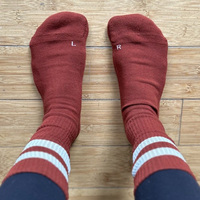 Chaussettes Tabi à cinq doigts, respirantes, douces, à large paume, personnalisables