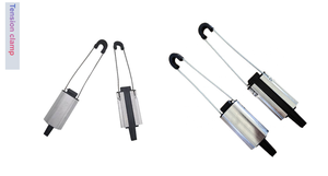 Pince d'ancrage à double boulon en aluminium pour ligne électrique aérienne haute tension JBG-1 - Product Image 5