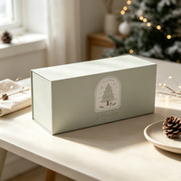 Ensemble de bougies parfumées en cire de soja Relaxlines, bougies écologiques sans fumée avec emballage cadeau avec logo