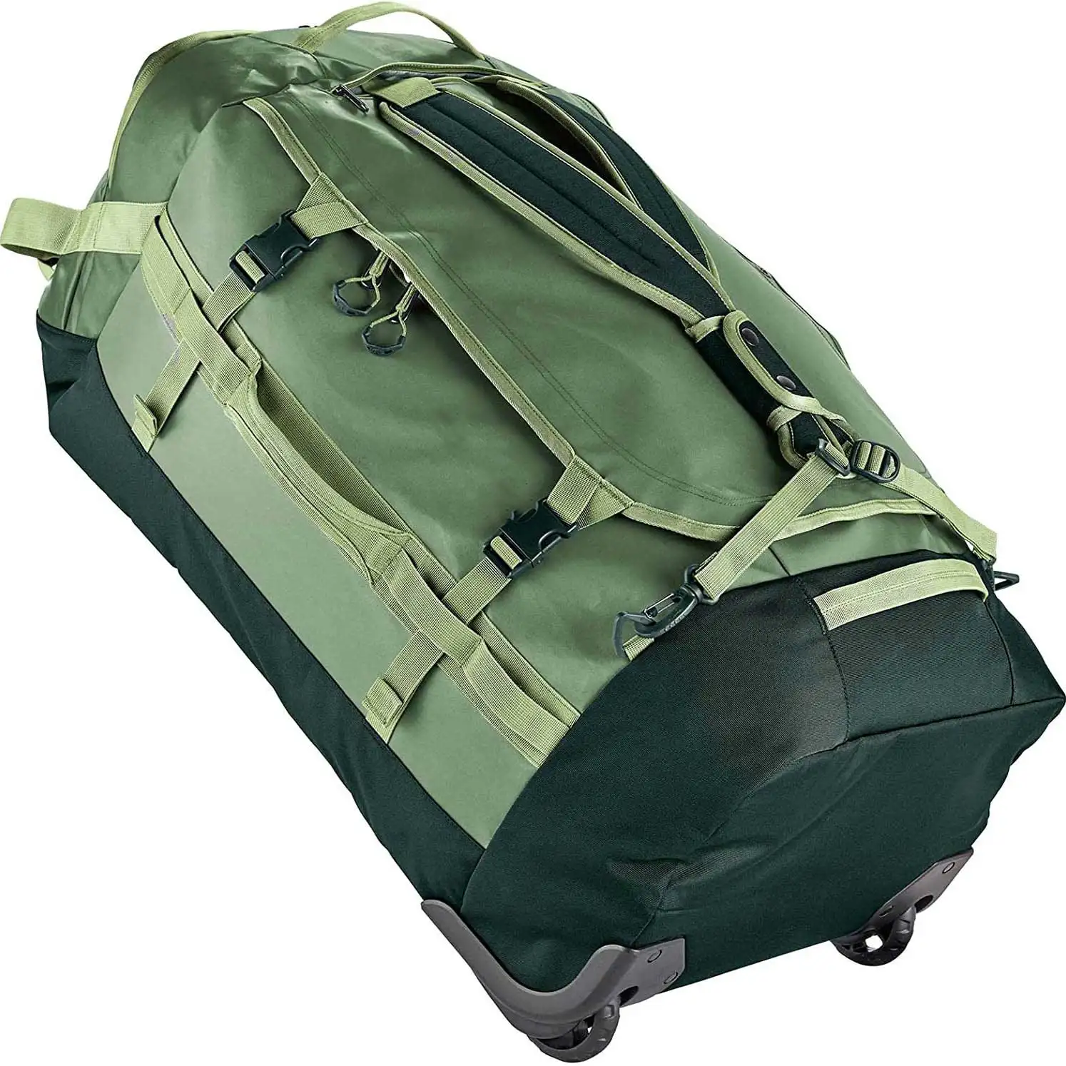 2023 Large Capacity Reinforced Roller Gear trolley bag with shoulder Rolling Duffel trolley bags traveling duffle bag with wheel