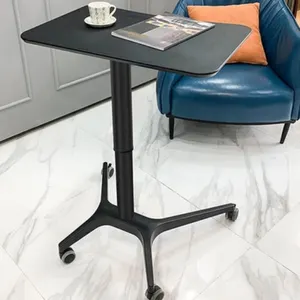 Computer Office Working And Study For Manually High Slide In Height Adjustable Table Desk